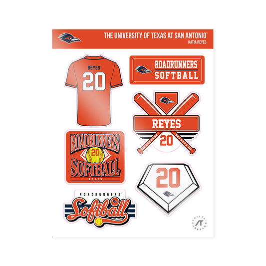 UTSA - NCAA Softball : Katia Reyes - Sticker Sheet-0