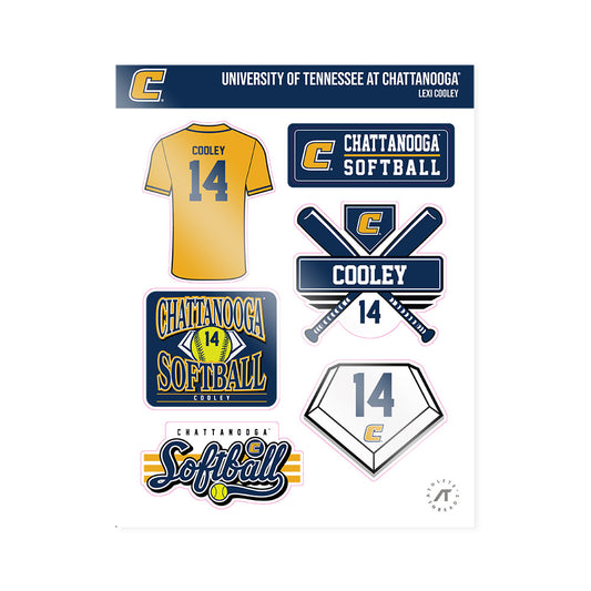 UTC - NCAA Softball : Lexi Cooley - Sticker Sheet-0