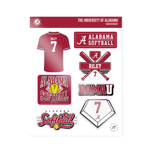 Alabama - NCAA Softball : Catelyn Riley - Sticker Sheet-0