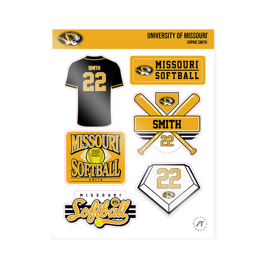 Missouri - NCAA Softball : Sophie Smith - Sticker Sheet-0
