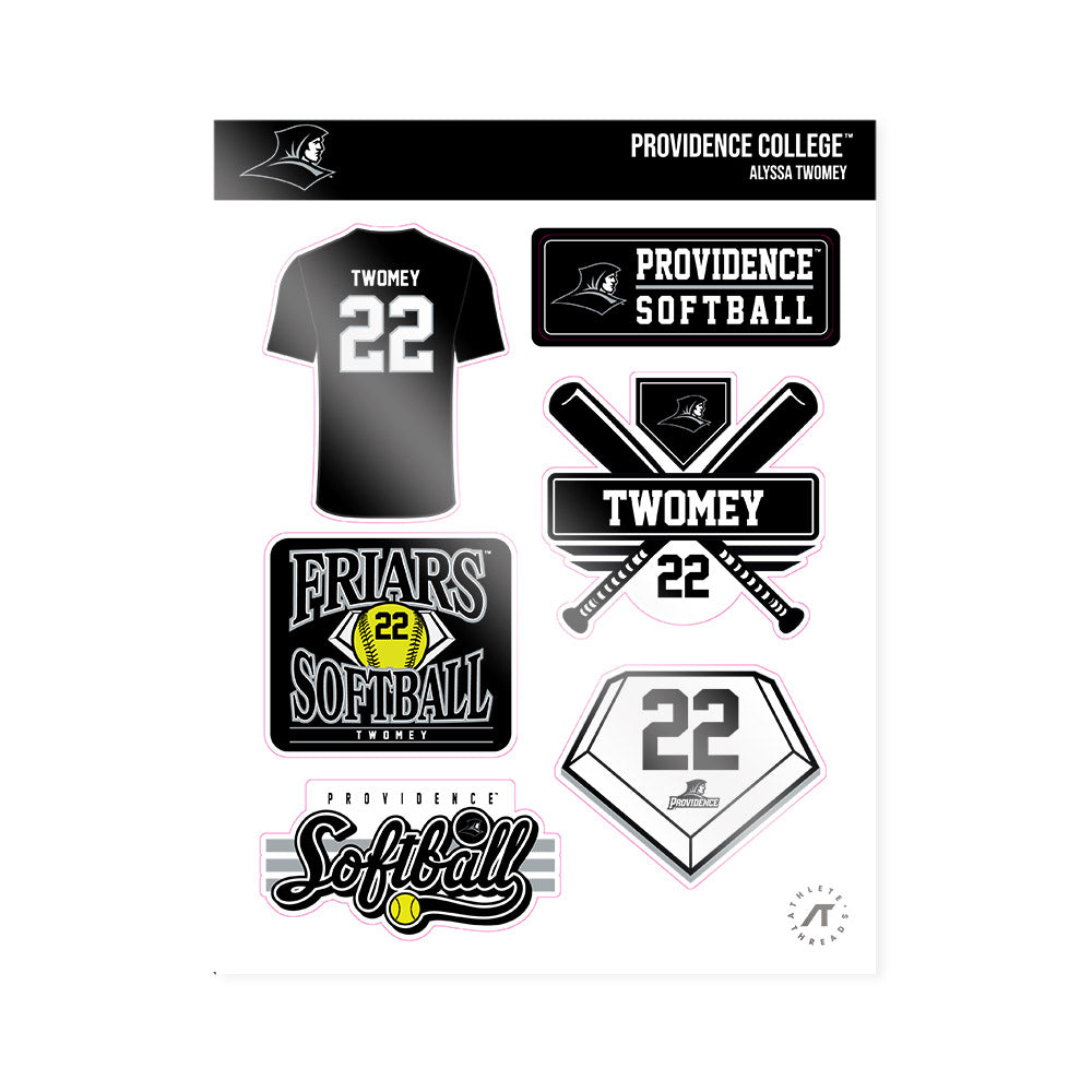 Providence - NCAA Softball : Alyssa Twomey - Sticker Sheet-0