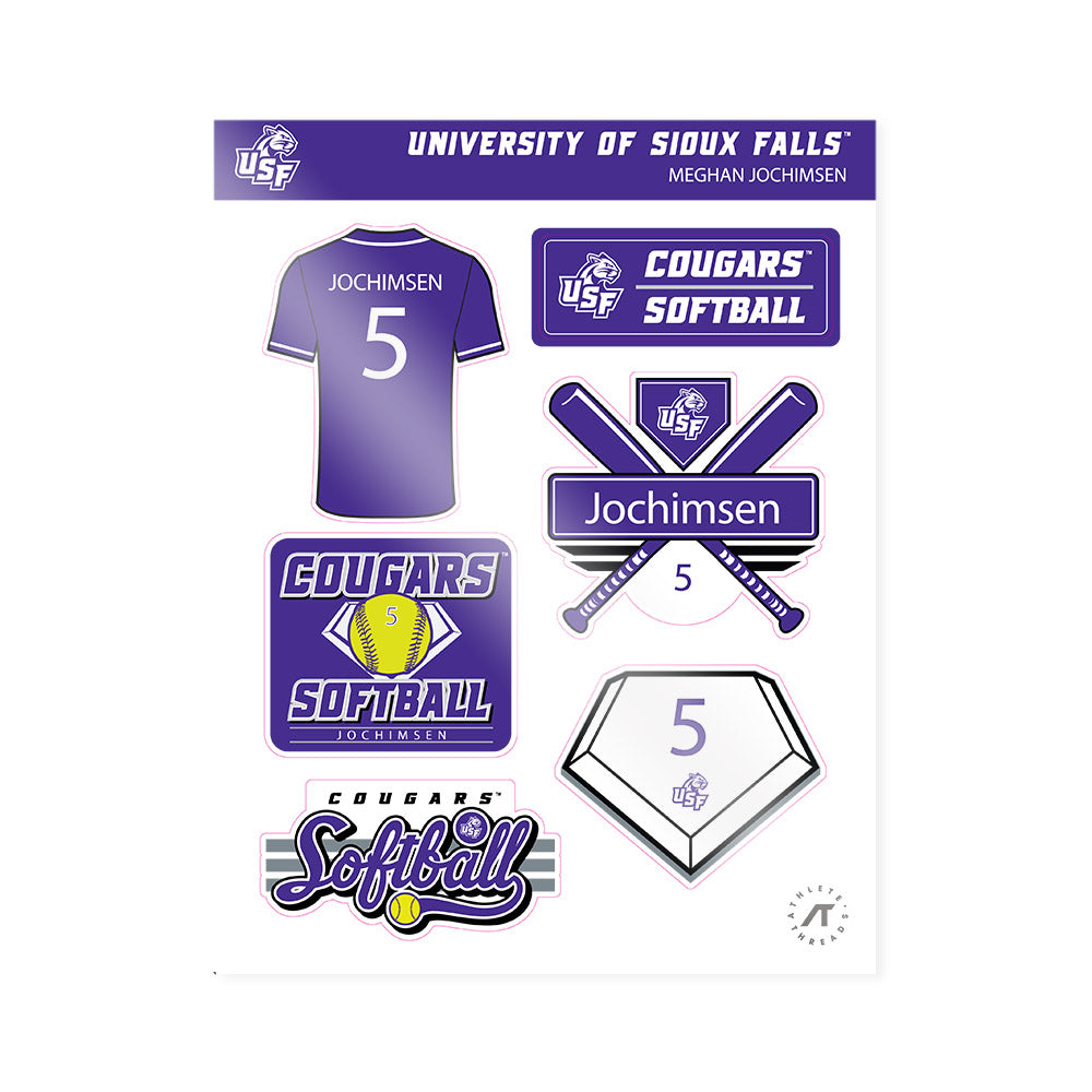 Sioux Falls - NCAA Softball : Meghan Jochimsen - Sticker Sheet-0