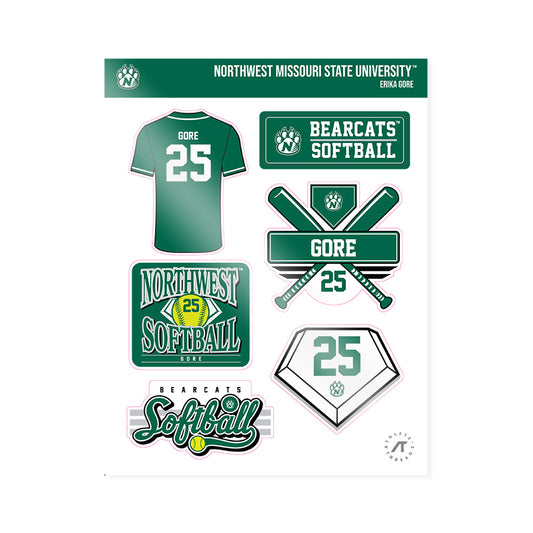 Northwest Missouri State - NCAA Softball : Erika Gore - Sticker Sheet-0