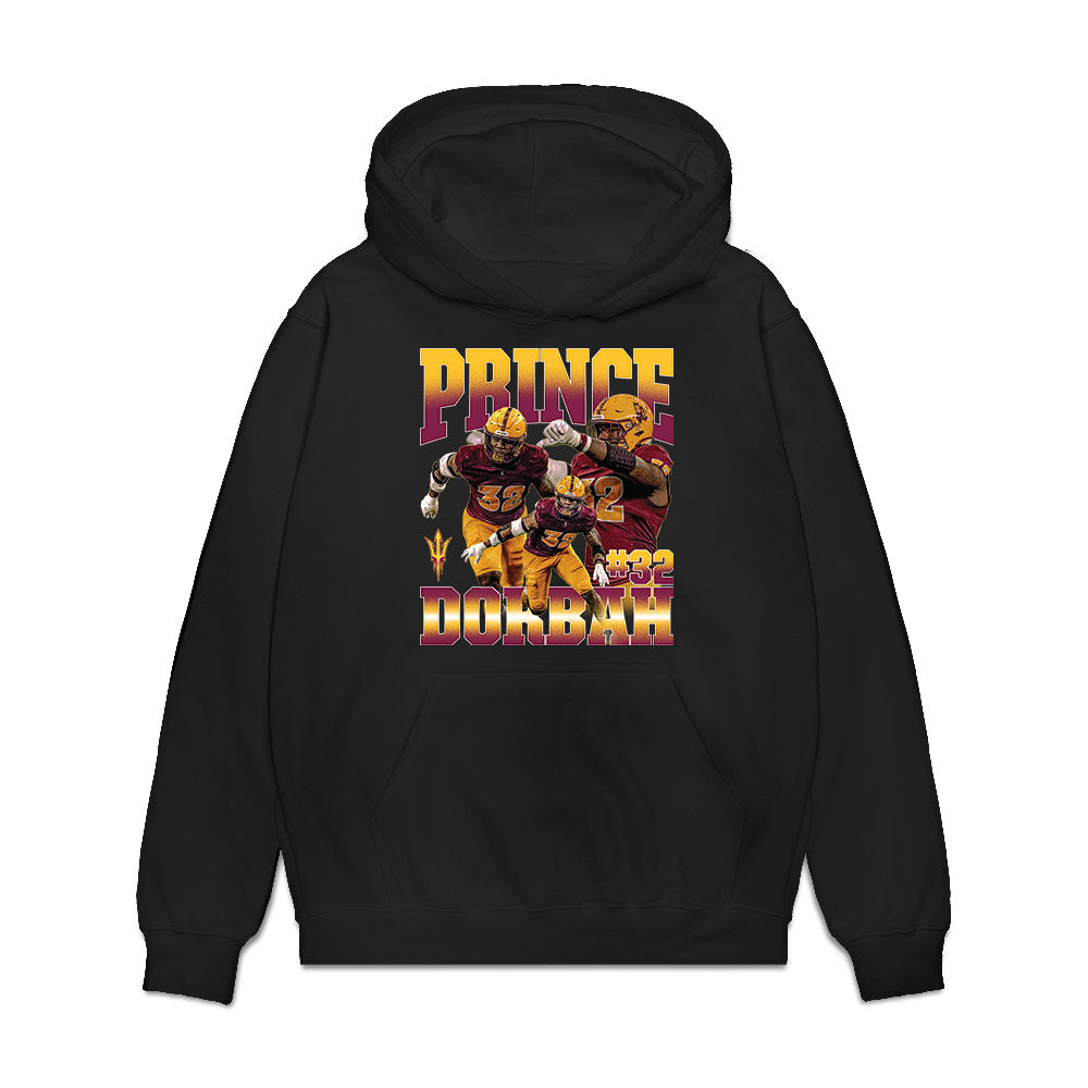 Arizona State - NCAA Football : Prince Dorbah - Premium Hooded Sweatshirt-0