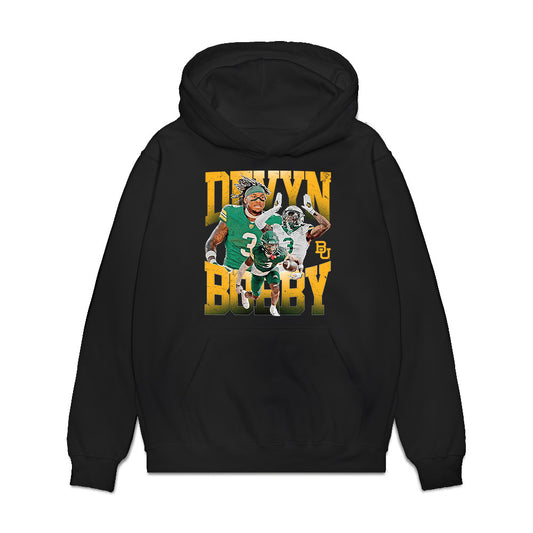 Baylor - NCAA Football : Devyn Bobby - Collage Premium Hooded Sweatshirt-0