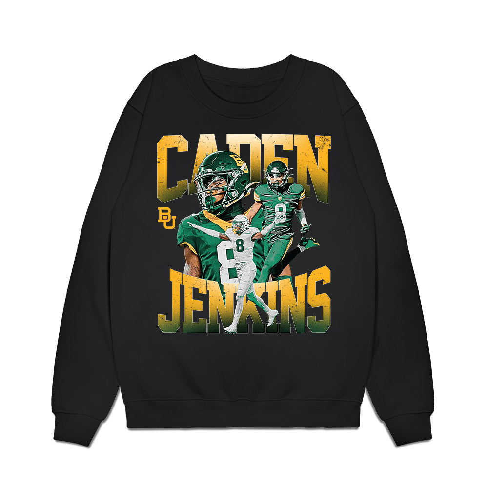 Baylor - NCAA Football : Caden Jenkins - Collage Premium Crewneck Sweatshirt-0