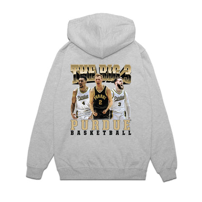 Purdue - NCAA Men's Basketball : - Team Collage Premium Hooded Sweatshirt-1