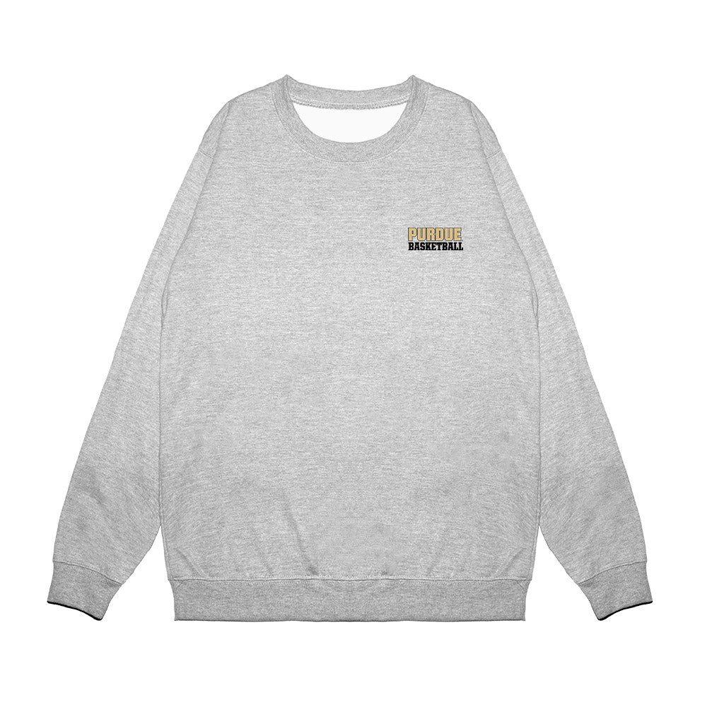 Purdue - NCAA Men's Basketball : - Team Collage Premium Crewneck Sweatshirt-0