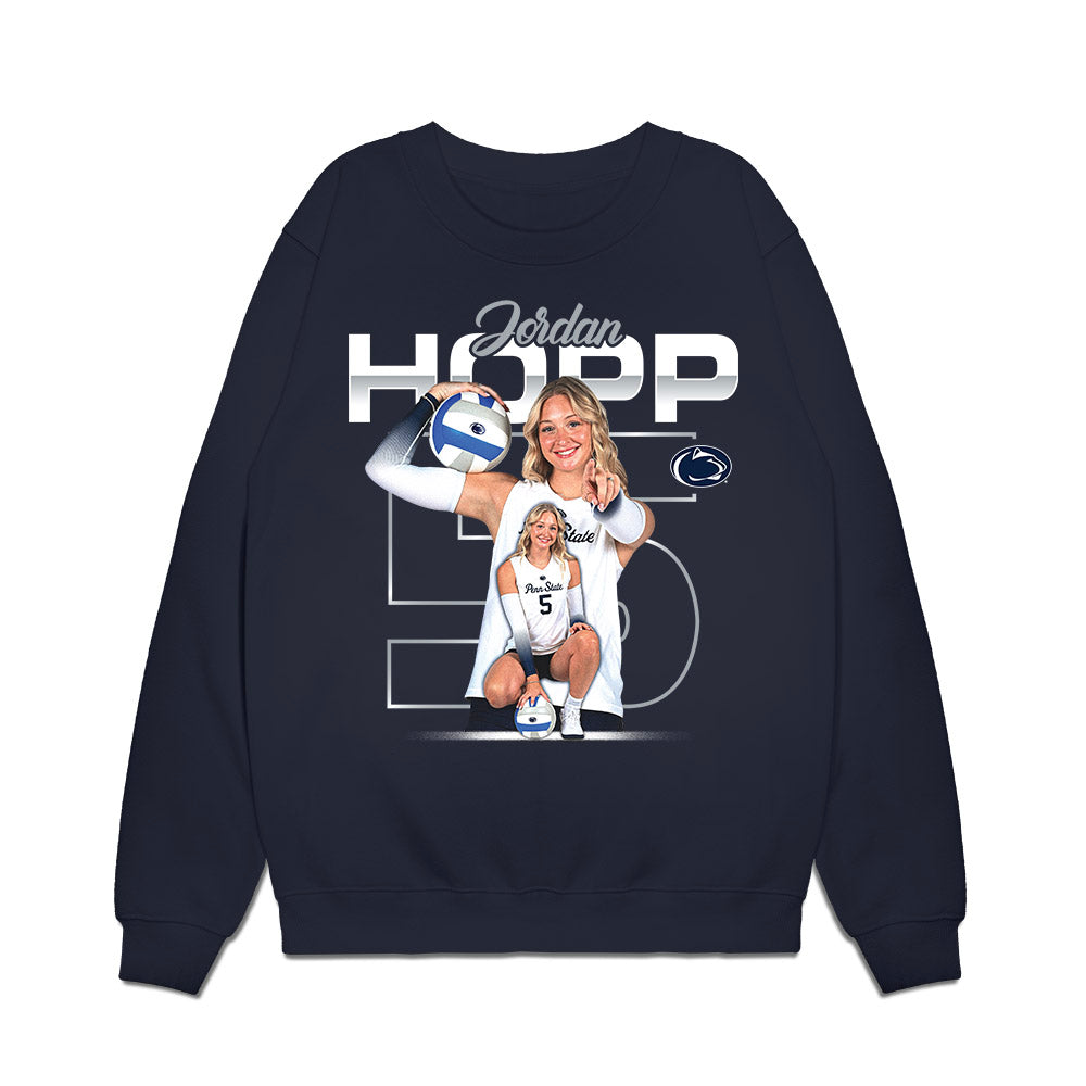 Penn State - NCAA Women's Volleyball : Jordan Hopp - Collage Premium Crewneck Sweatshirt-0