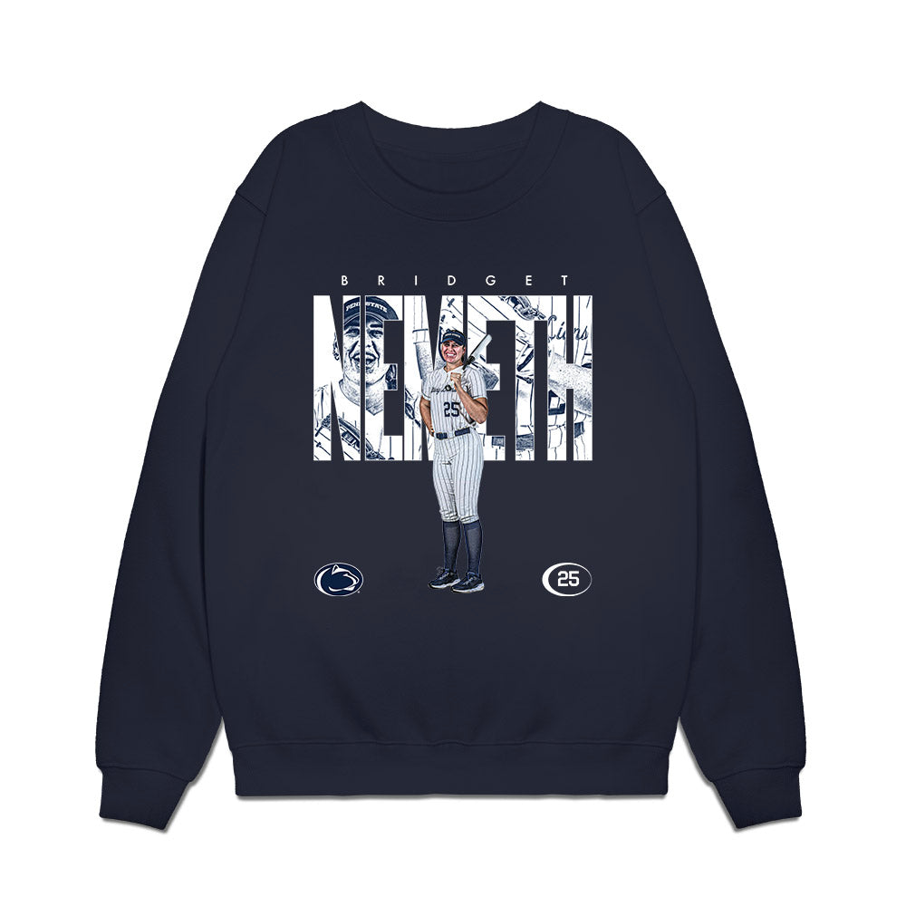 Penn State - NCAA Softball : Bridget Nemeth - Collage Premium Crewneck Sweatshirt-0