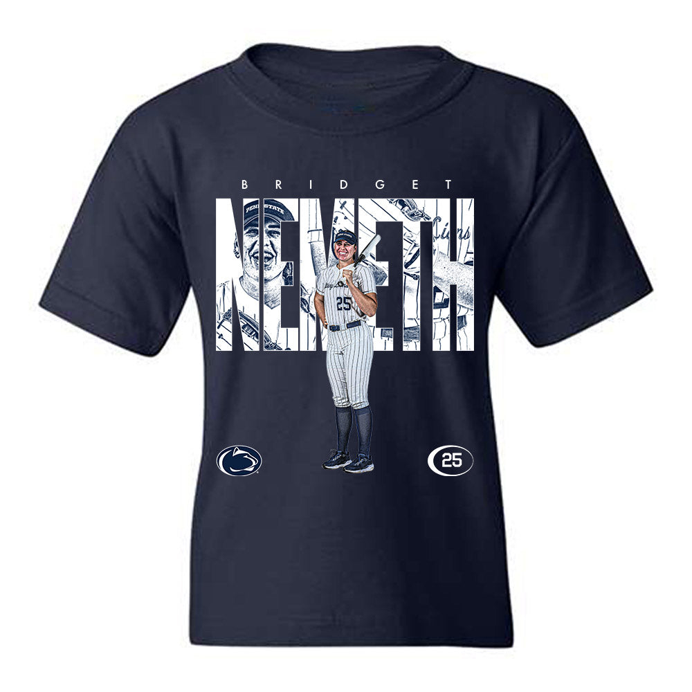 Penn State - NCAA Softball : Bridget Nemeth - Collage Youth T-Shirt-0