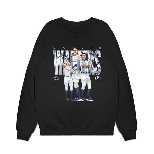 Penn State Altoona - NCAA Softball : - Collage Premium Crewneck Sweatshirt-0