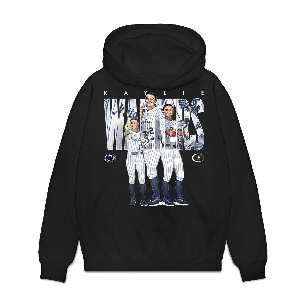 Penn State Altoona - NCAA Softball : - Collage Premium Hooded Sweatshirt-0