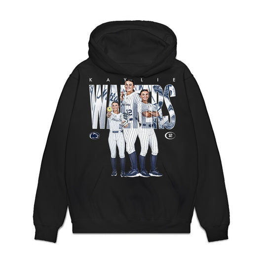 Penn State Altoona - NCAA Softball : - Collage Premium Hooded Sweatshirt-0