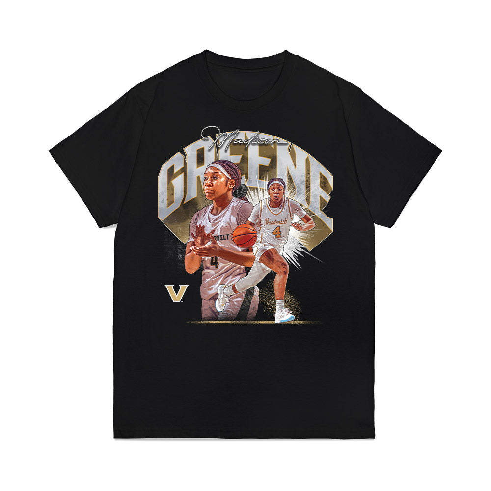 Vanderbilt - NCAA Women's Basketball : Madison Greene - Collage Premium T-Shirt-0