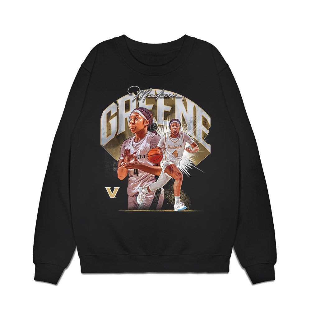 Vanderbilt - NCAA Women's Basketball : Madison Greene - Collage Premium Crewneck Sweatshirt-0