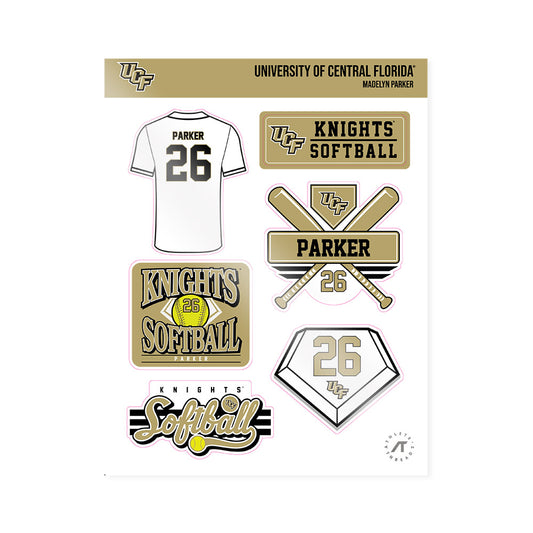 Central Florida - NCAA Softball : Madelyn Parker - Sticker Sheet-0
