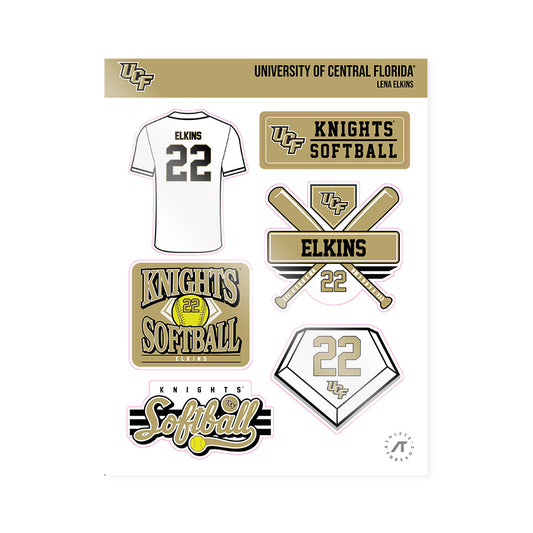 Central Florida - NCAA Softball : Lena Elkins - Sticker Sheet-0