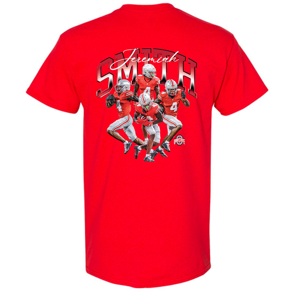 Ohio State - NCAA Football : Jeremiah Smith - T-Shirt-1