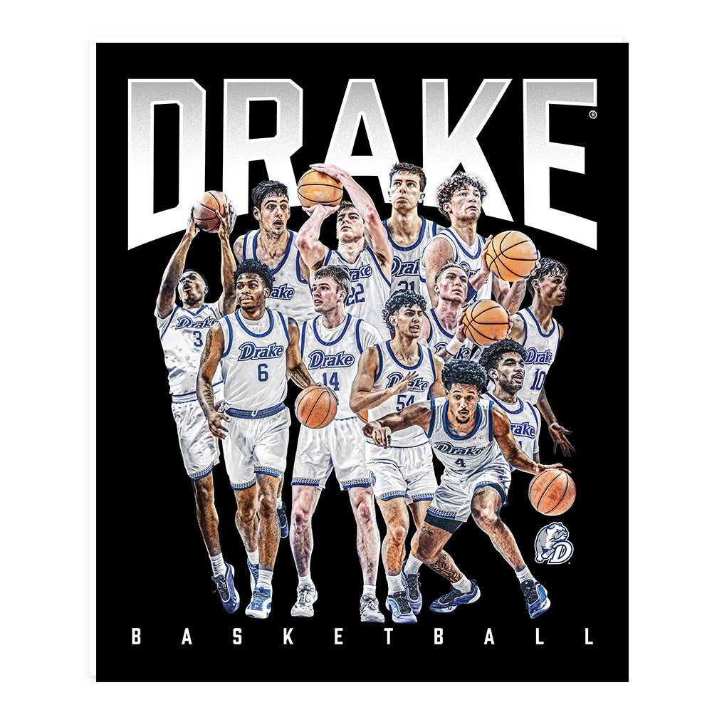 Drake - NCAA Men's Basketball : - Collage Poster 20x24-0