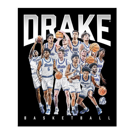 Drake - NCAA Men's Basketball : - Collage Poster 20x24-0
