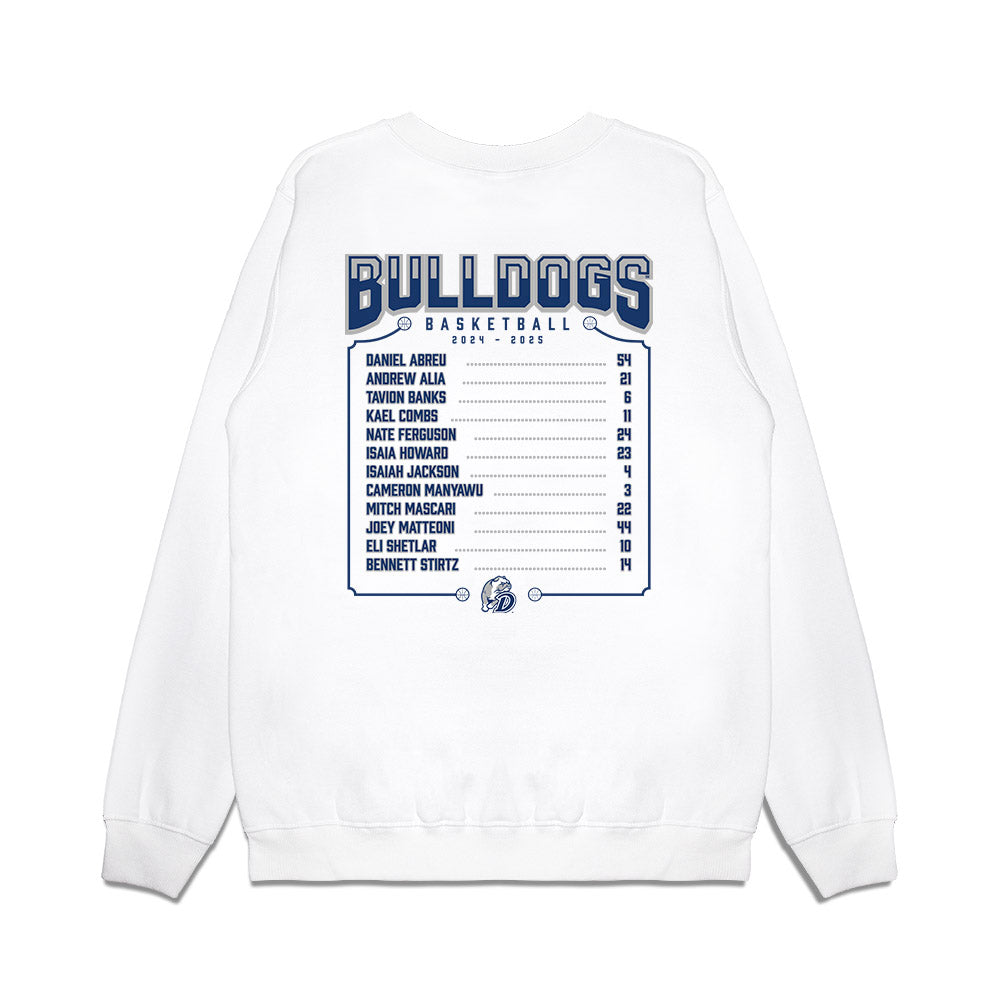 Drake - NCAA Men's Basketball : - Roster Premium Crewneck Sweatshirt-1