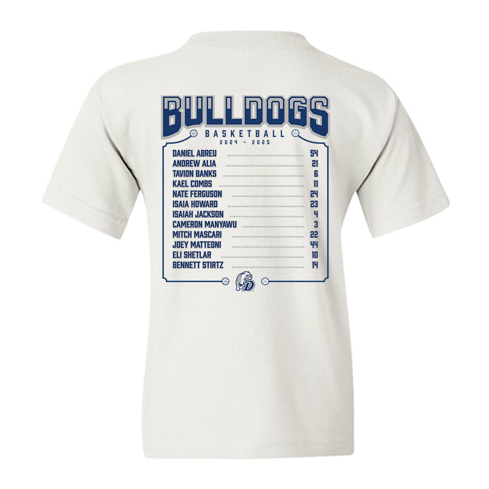 Drake - NCAA Men's Basketball : - Roster Youth T-Shirt-1