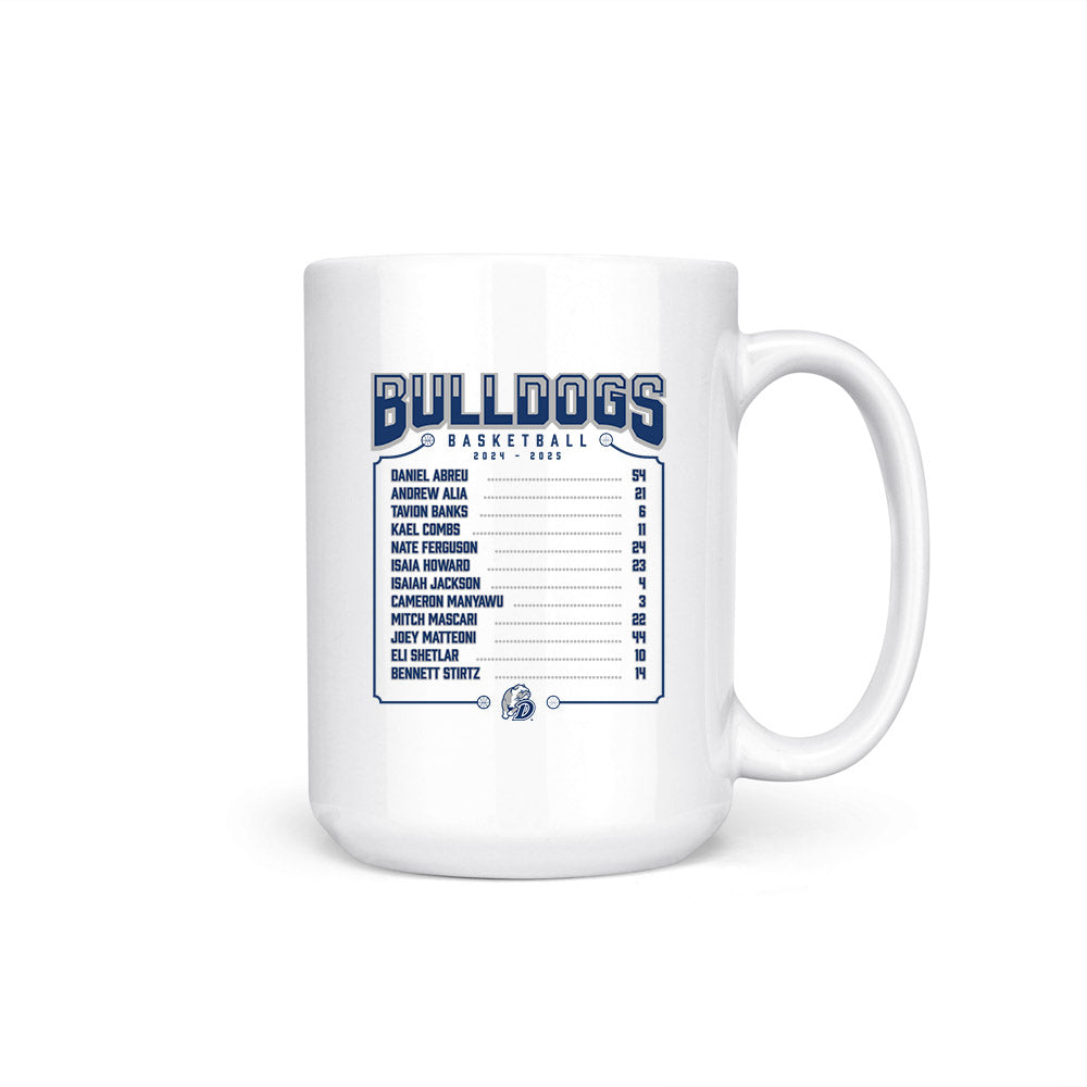 Drake - NCAA Men's Basketball : - Roster Coffee Mug-0