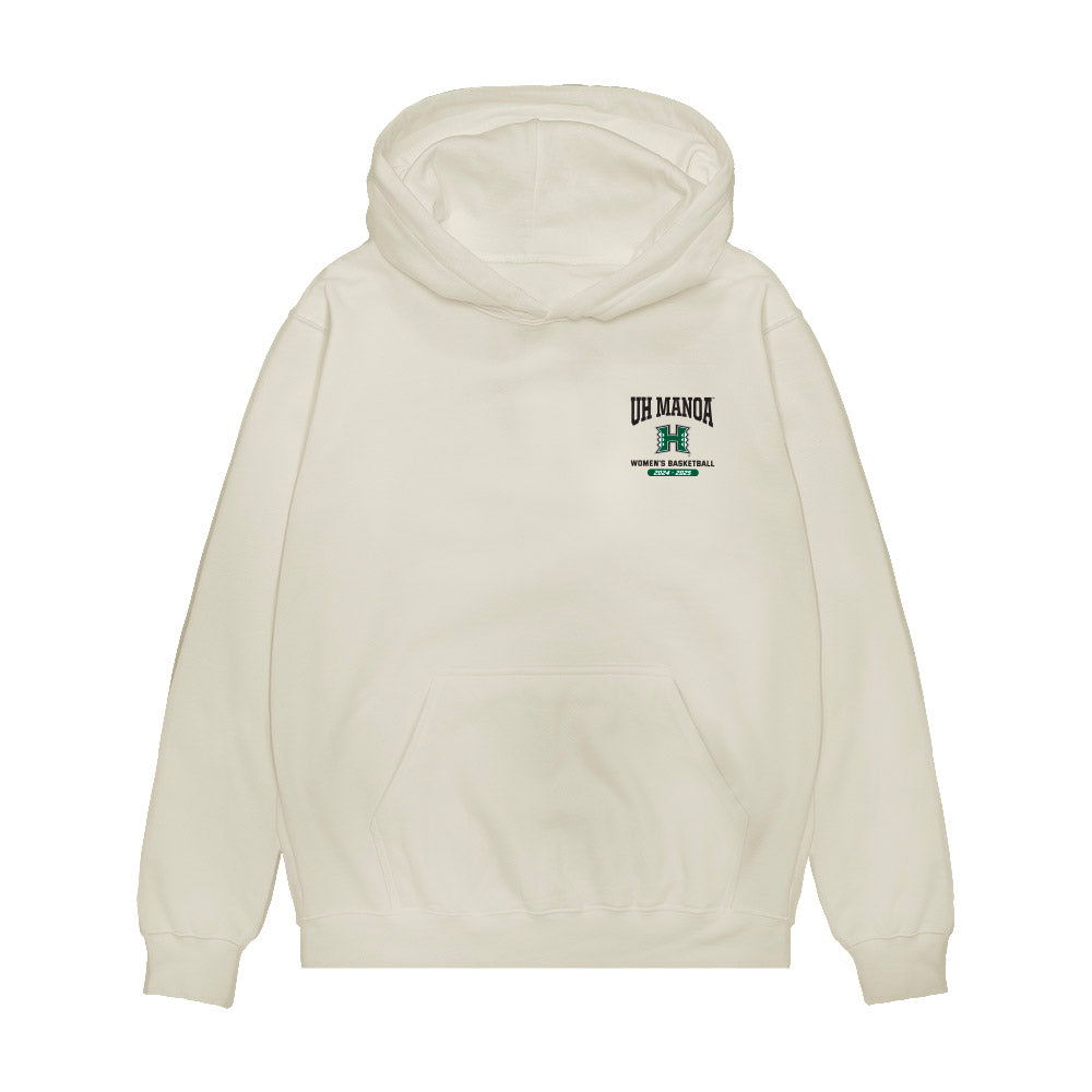 Hawaii - NCAA Women's Basketball : - Roster Shirt Premium Hooded Sweatshirt-0