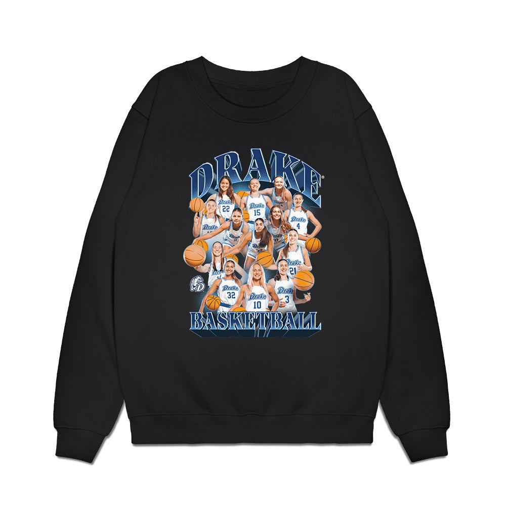 Drake - NCAA Women's Basketball : - Team Collage Premium Crewneck Sweatshirt-0