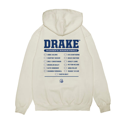 Drake - NCAA Women's Basketball : - Roster Shirt Premium Hooded Sweatshirt-1