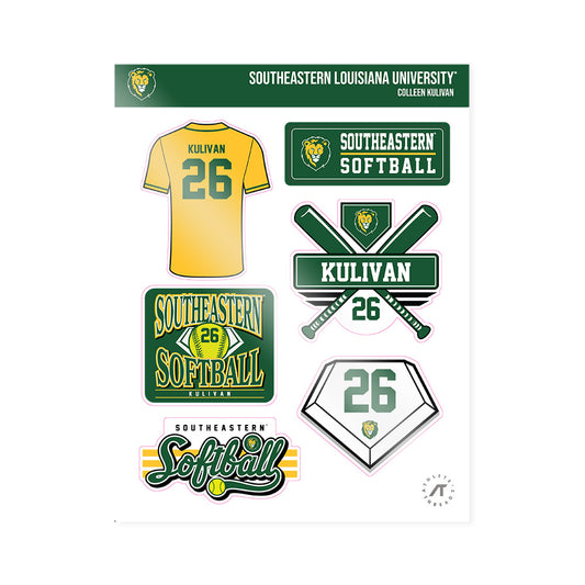 SELU - NCAA Softball : Colleen Kulivan - Sticker Sheet-0