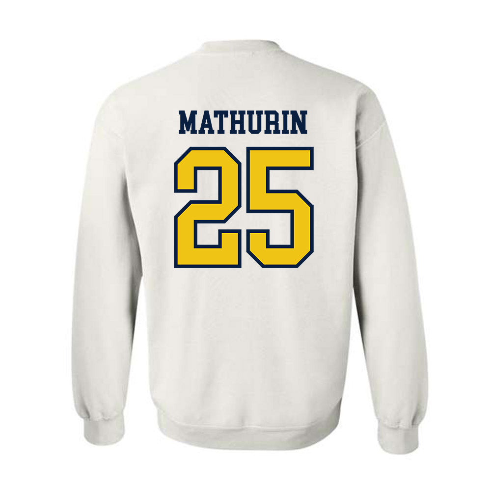 Michigan - NCAA Women's Basketball : McKenzie Mathurin - Classic Shersey Crewneck Sweatshirt-1