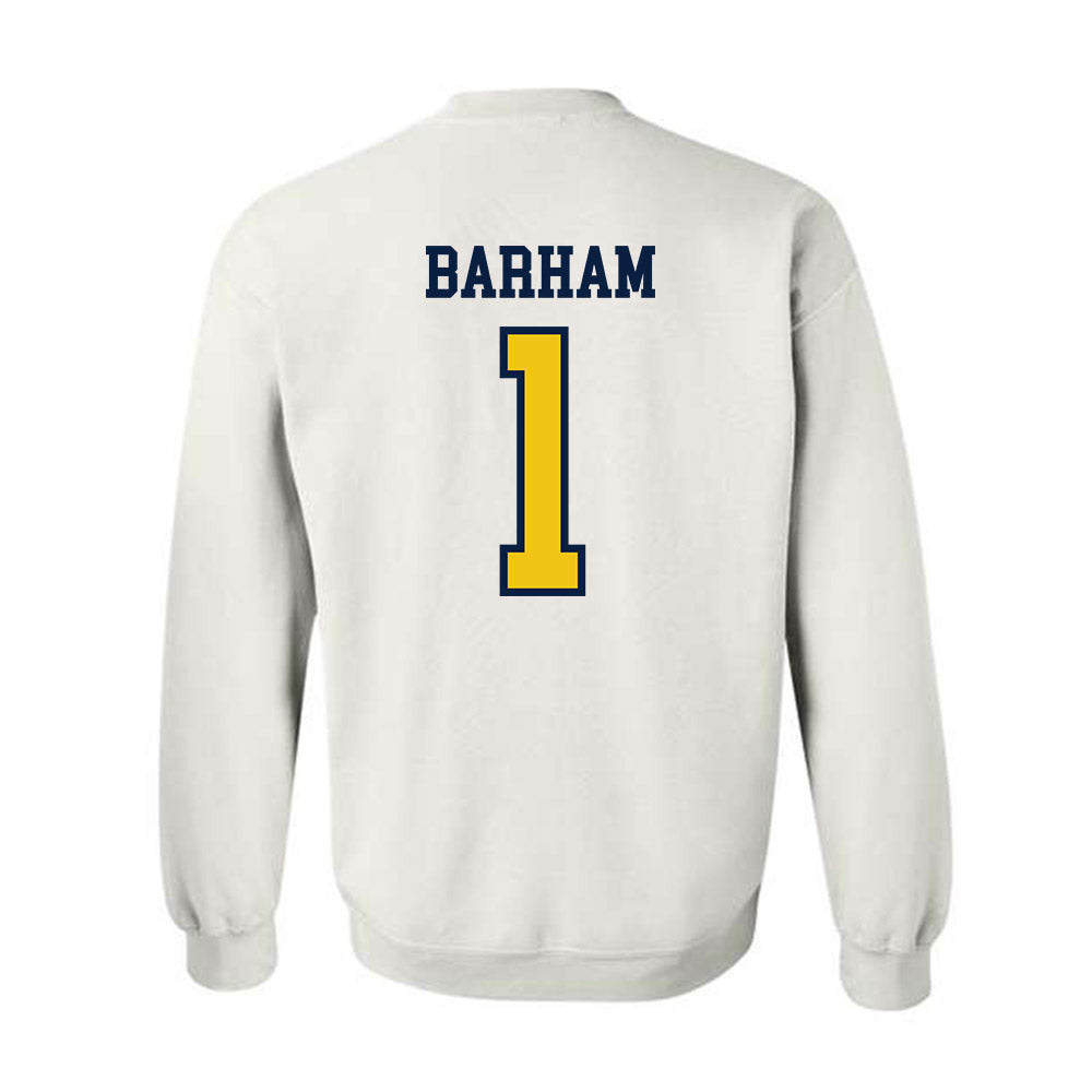 Michigan - NCAA Football : Jaishawn Barham - Classic Shersey Crewneck Sweatshirt-1