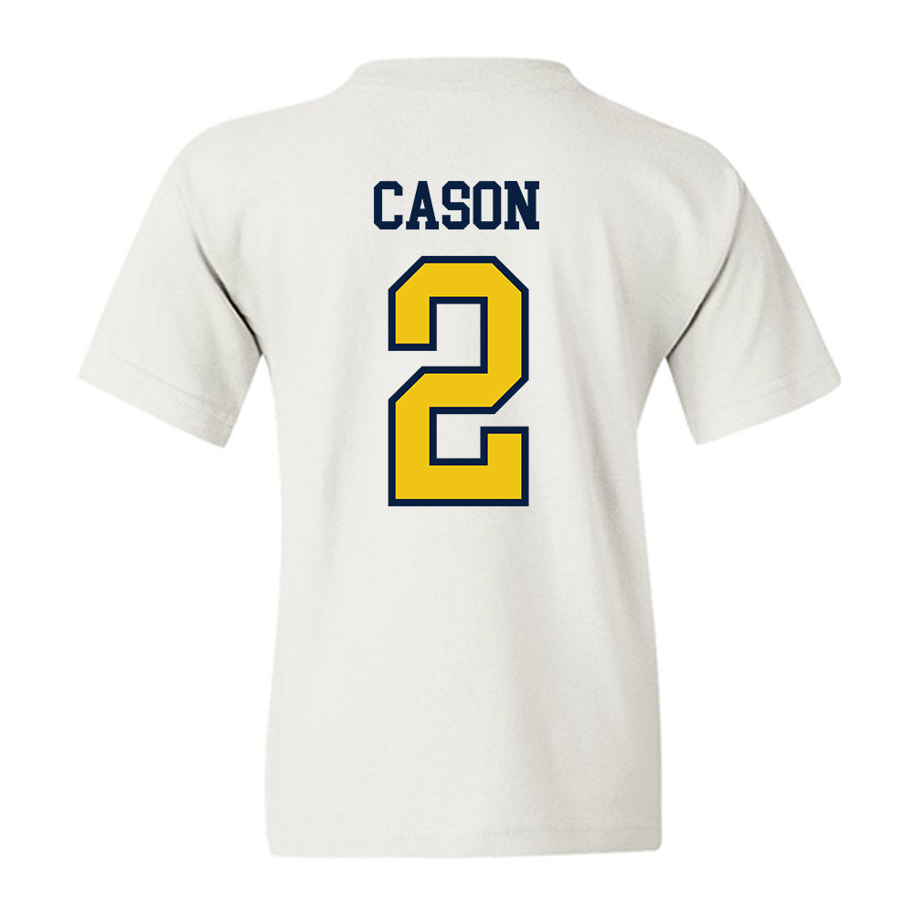 Michigan - NCAA Men's Basketball : Lorenzo Cason - Classic Shersey Youth T-Shirt-1