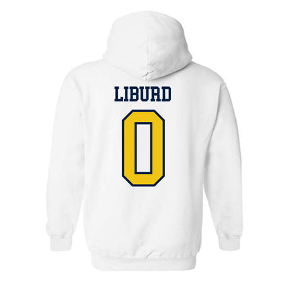 Michigan - NCAA Men's Basketball : Ricky Liburd - Classic Shersey Hooded Sweatshirt-1
