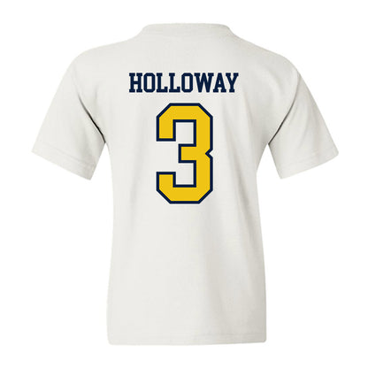 Michigan - NCAA Women's Basketball : Mila Holloway - Classic Shersey Youth T-Shirt-1