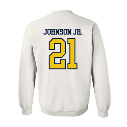 Michigan - NCAA Men's Basketball : Morez Johnson Jr. - Classic Shersey Crewneck Sweatshirt-1