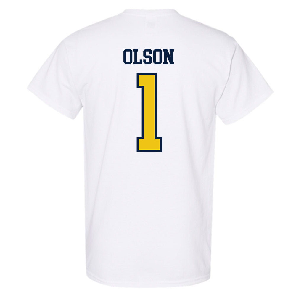 Michigan - NCAA Women's Basketball : Olivia Olson - Classic Shersey T-Shirt-1