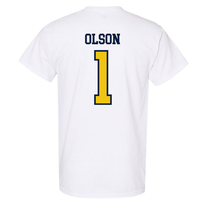 Michigan - NCAA Women's Basketball : Olivia Olson - Classic Shersey T-Shirt-1