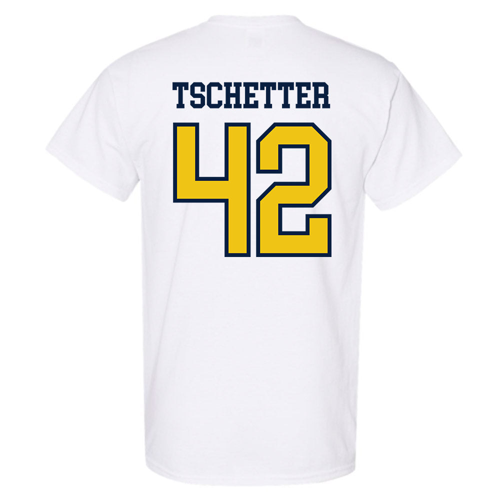 Michigan - NCAA Men's Basketball : Will Tschetter - Classic Shersey T-Shirt-1