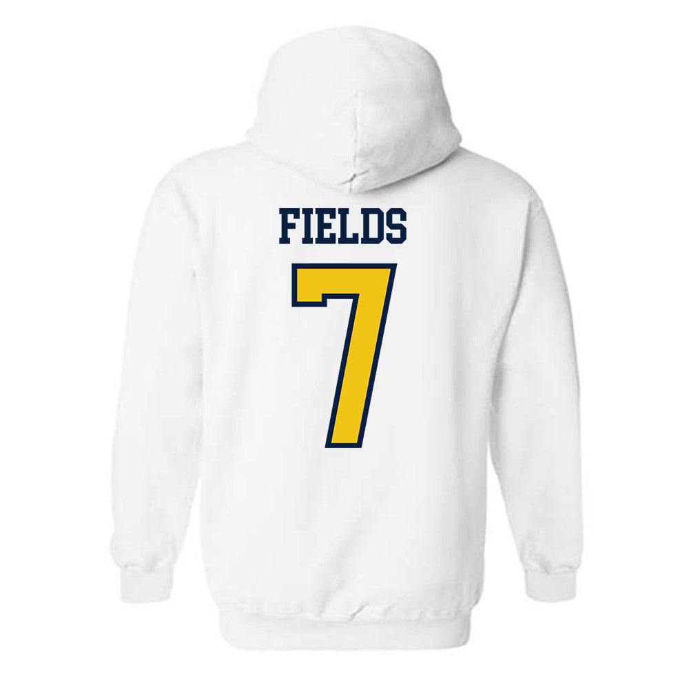 Michigan - NCAA Women's Basketball : Jessica Fields - Classic Shersey Hooded Sweatshirt-1