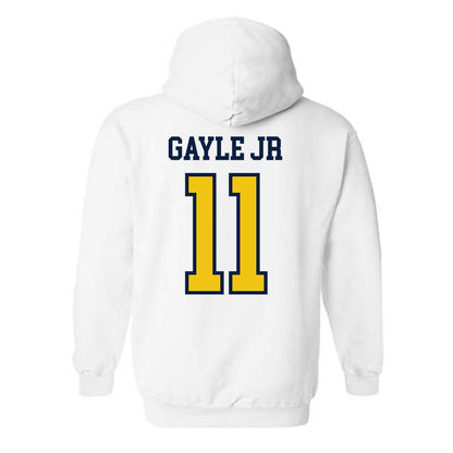 Michigan - NCAA Men's Basketball : Roddy Gayle Jr - Classic Shersey Hooded Sweatshirt-1