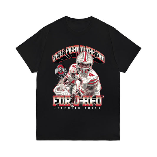 Ohio State - NCAA Football : Jeremiah Smith - Comfort Colors T-Shirt-0