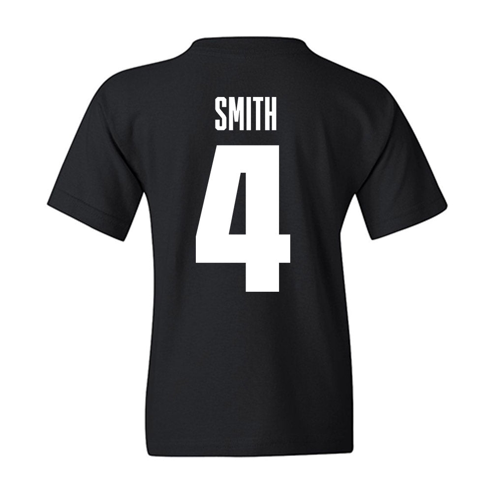 Ohio State - NCAA Football : Jeremiah Smith - Fight to the End Youth T-Shirt-1