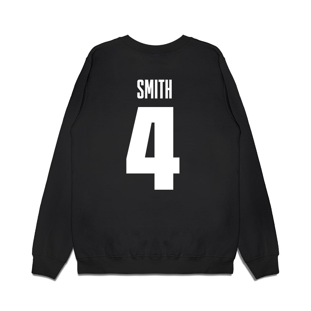 Ohio State - NCAA Football : Jeremiah Smith - Fight to the End Premium Crewneck Sweatshirt-1