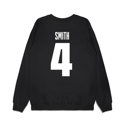 Ohio State - NCAA Football : Jeremiah Smith - Fight to the End Premium Crewneck Sweatshirt-1