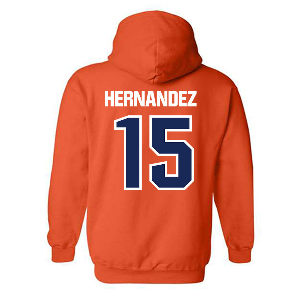 FPU - NCAA Women's Soccer : Karyme Hernandez - Classic Shersey Hooded Sweatshirt-1