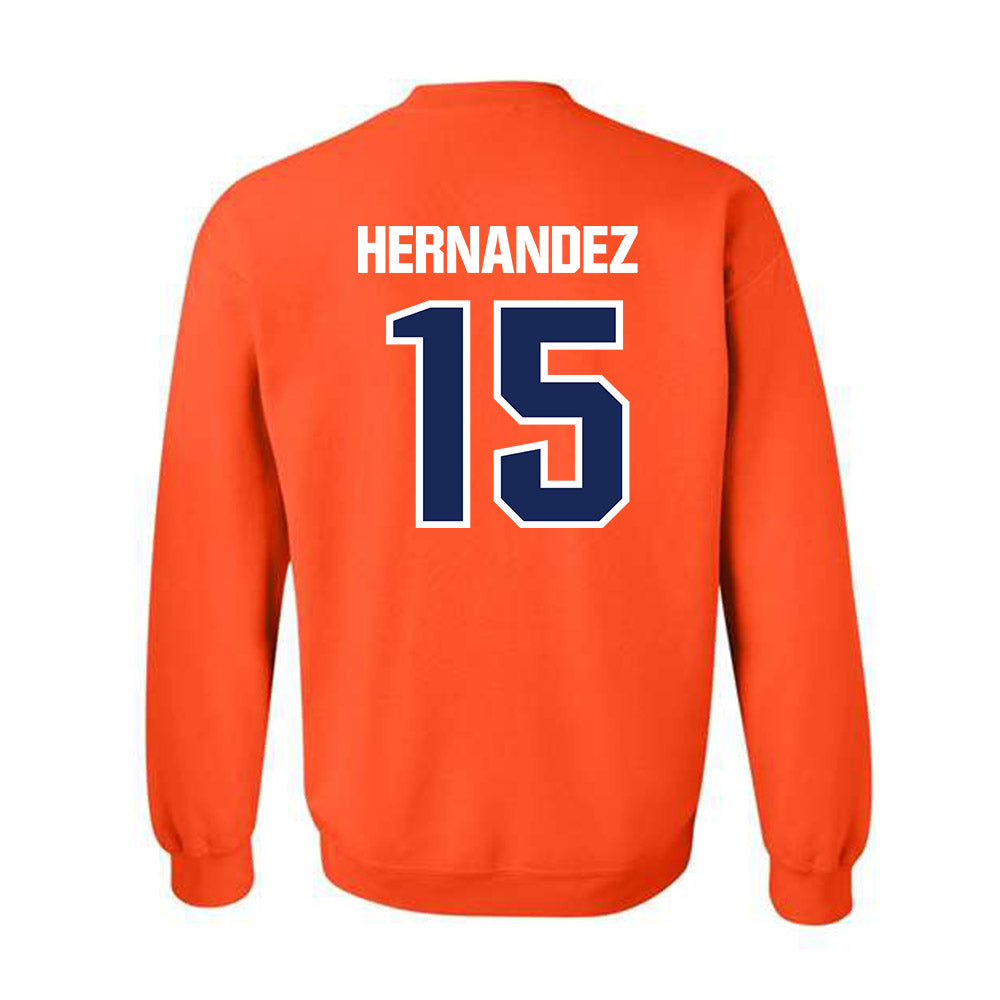 FPU - NCAA Women's Soccer : Karyme Hernandez - Classic Shersey Crewneck Sweatshirt-1