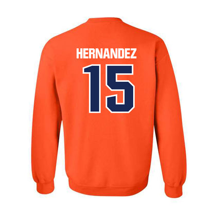 FPU - NCAA Women's Soccer : Karyme Hernandez - Classic Shersey Crewneck Sweatshirt-1